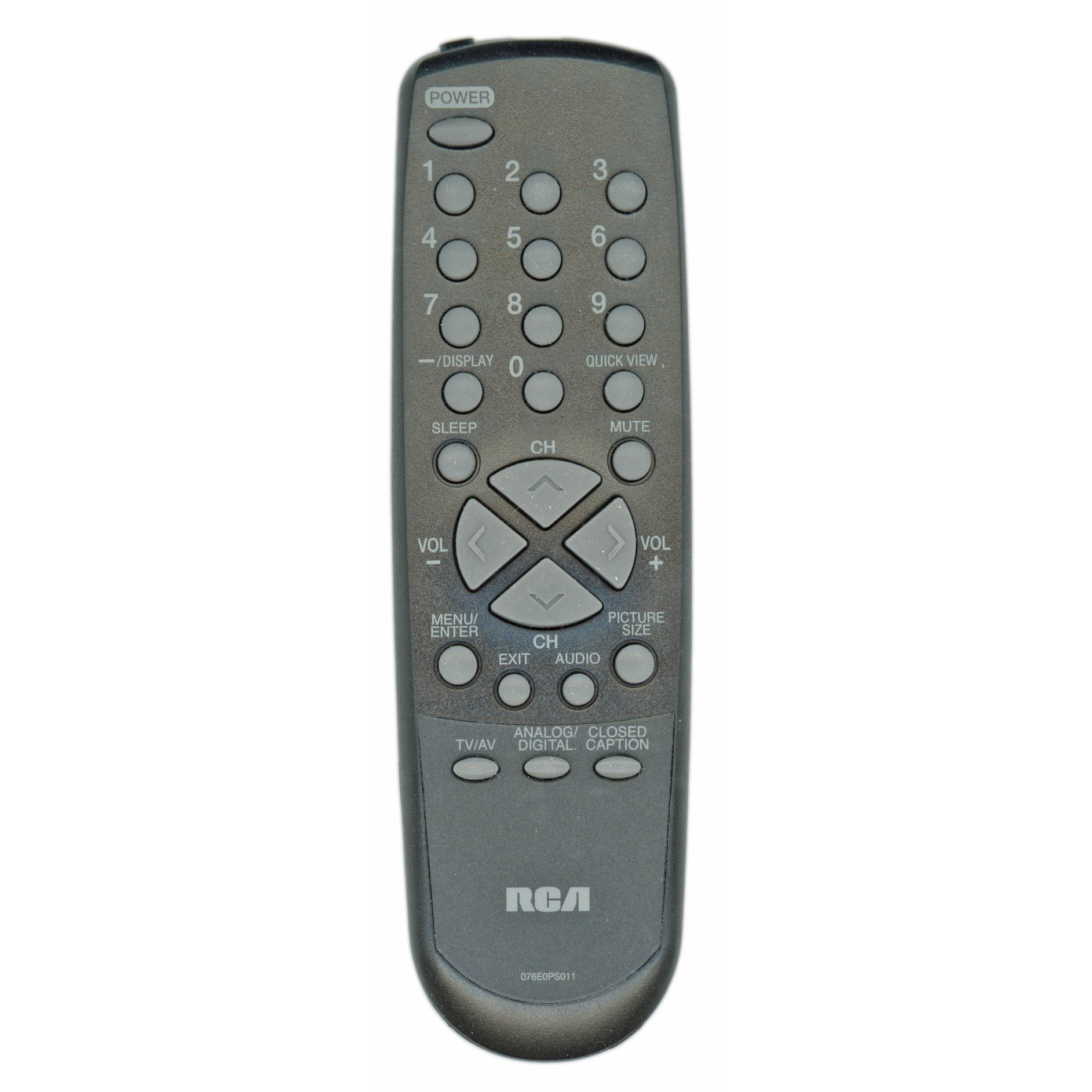 RCA 076E0PS011 TV Remote Control