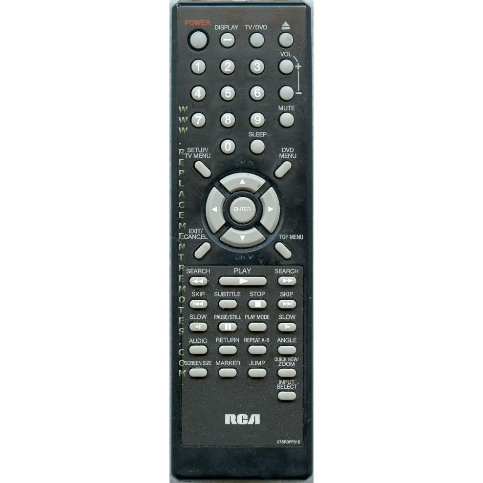 RCA 076R0PF010 TV/DVD Remote Control