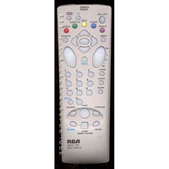 RCA 125162 DVD Remote Control