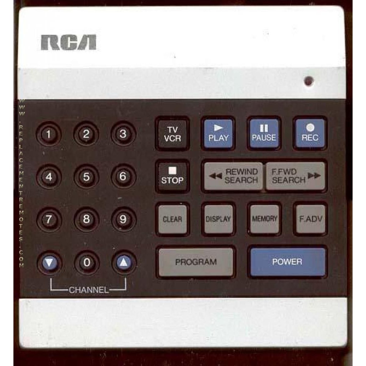 RCA 173301 VCR Remote Control