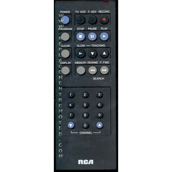 RCA 182879 VCR Remote Control