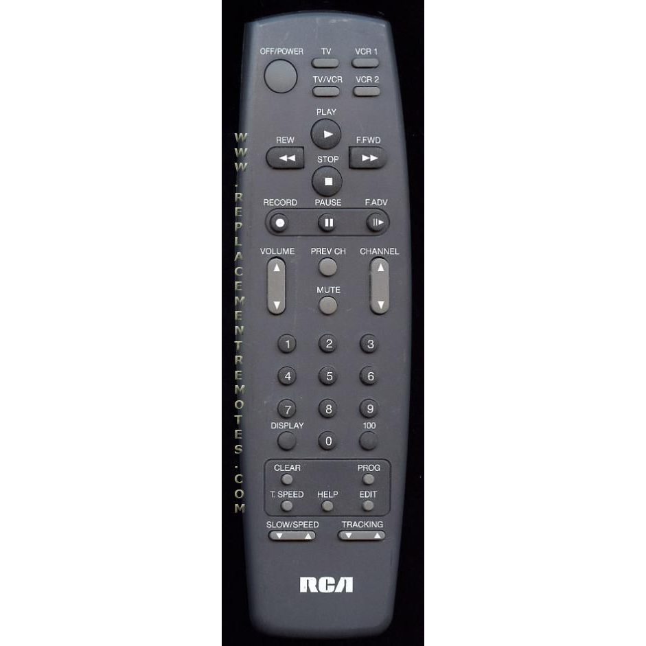 RCA 207088 VCR Remote Control