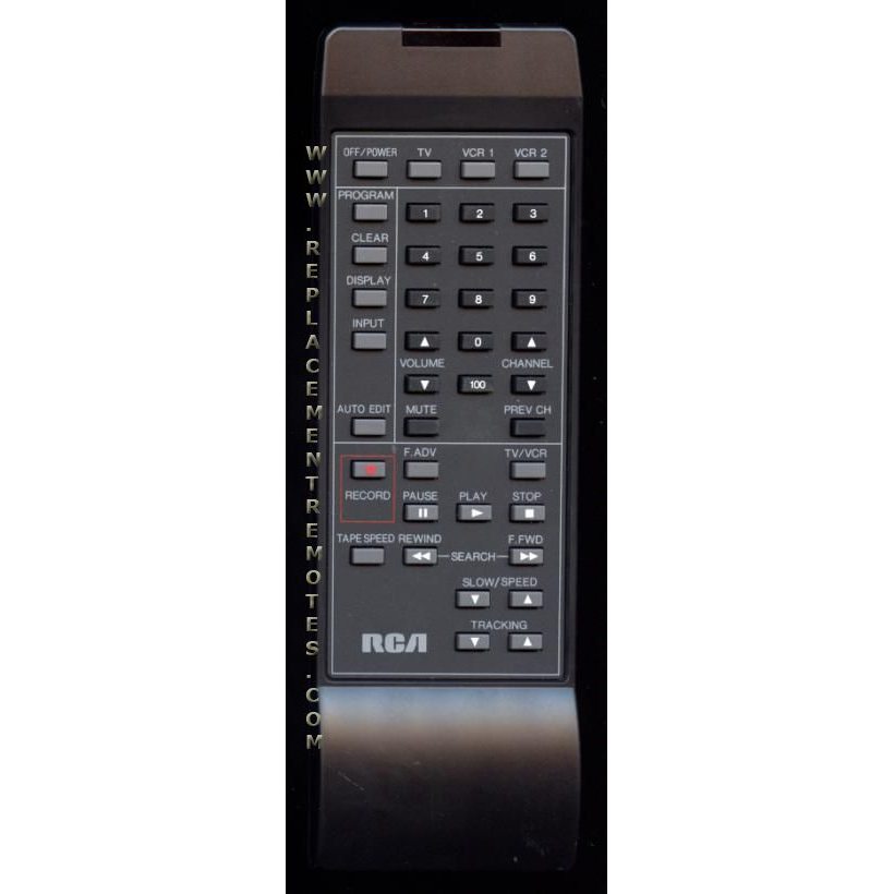 RCA 207133 VCR Remote Control