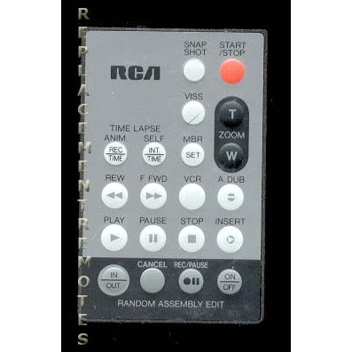 RCA 221337 Video Camera Remote Control