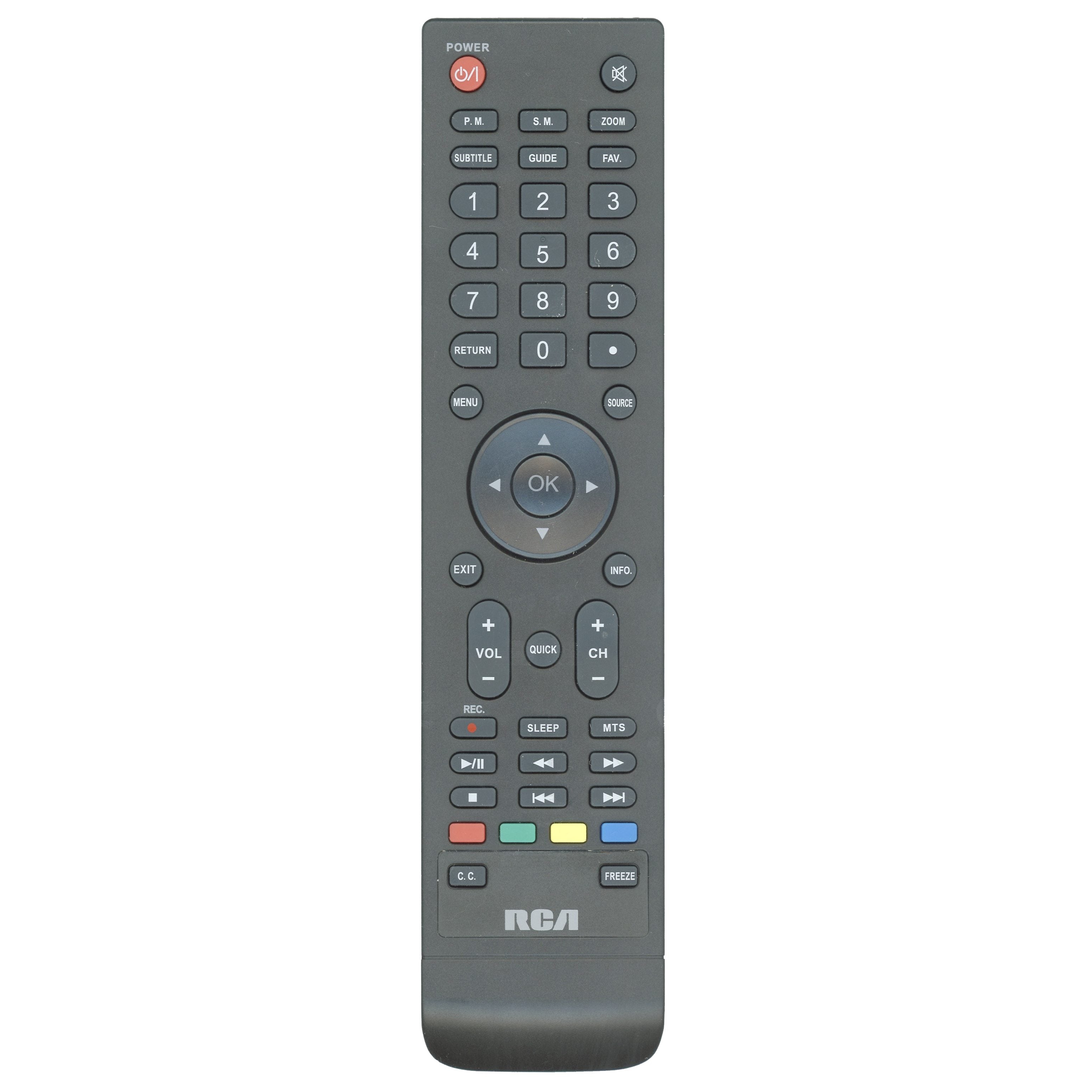 RCA 539C262129W000 TV Remote Control