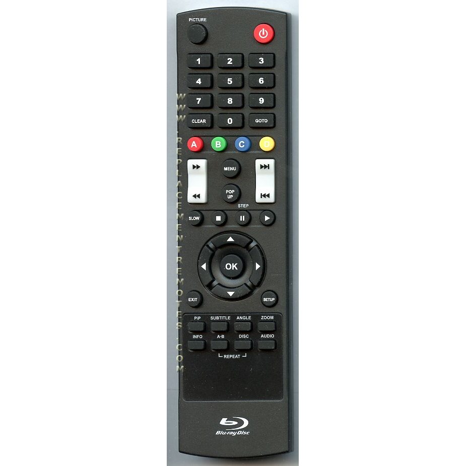 RCA BRC3108 Blu-ray Remote Control