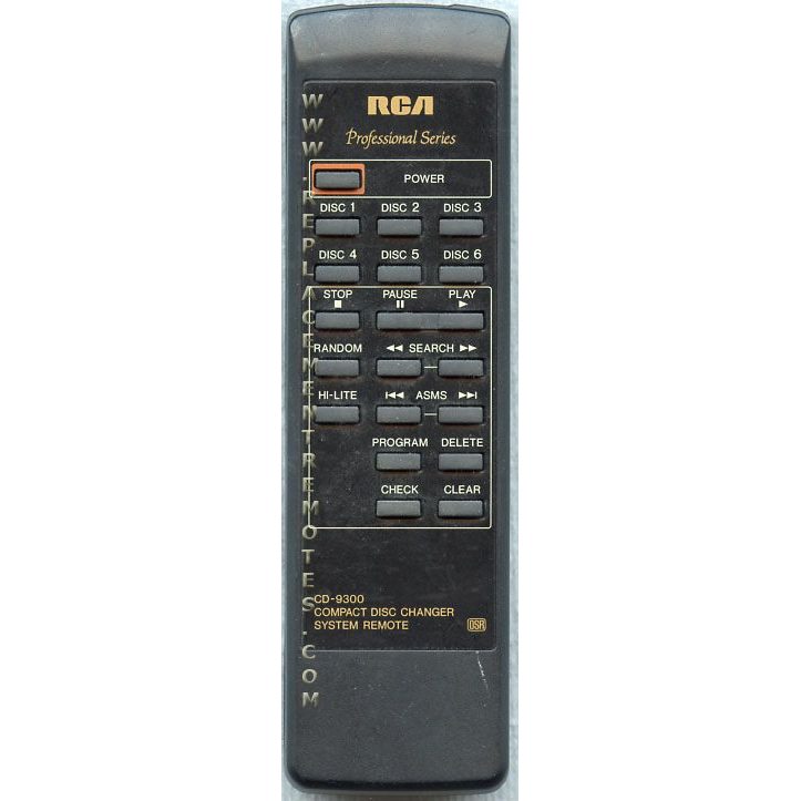 RCA CD9300 CD Remote Control