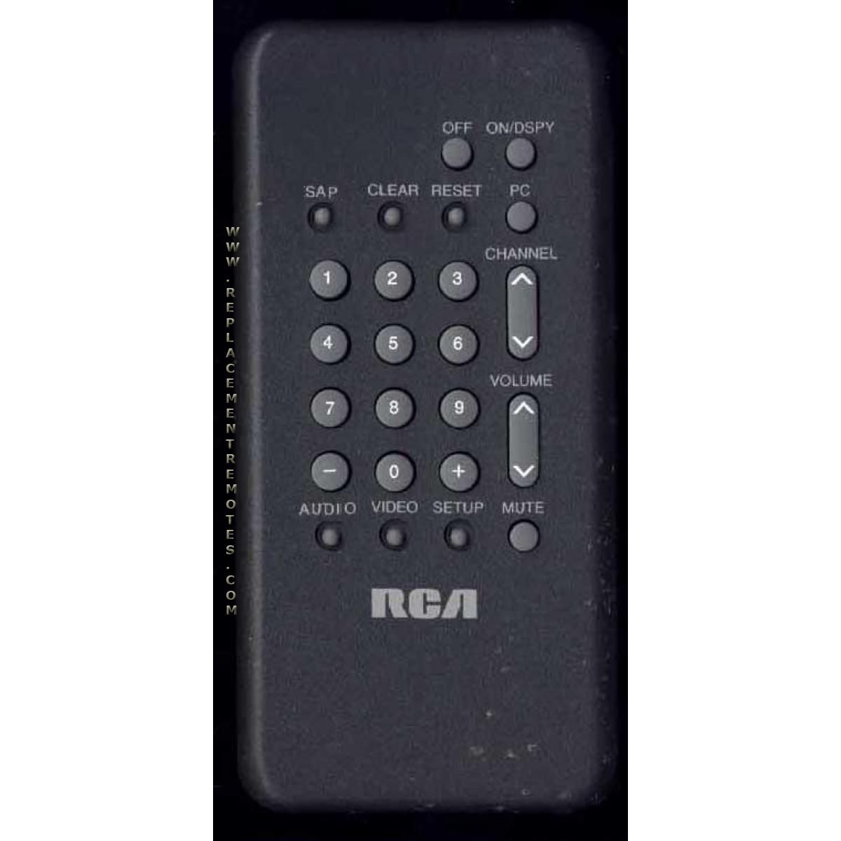 RCA CRK52B TV/VCR Remote Control