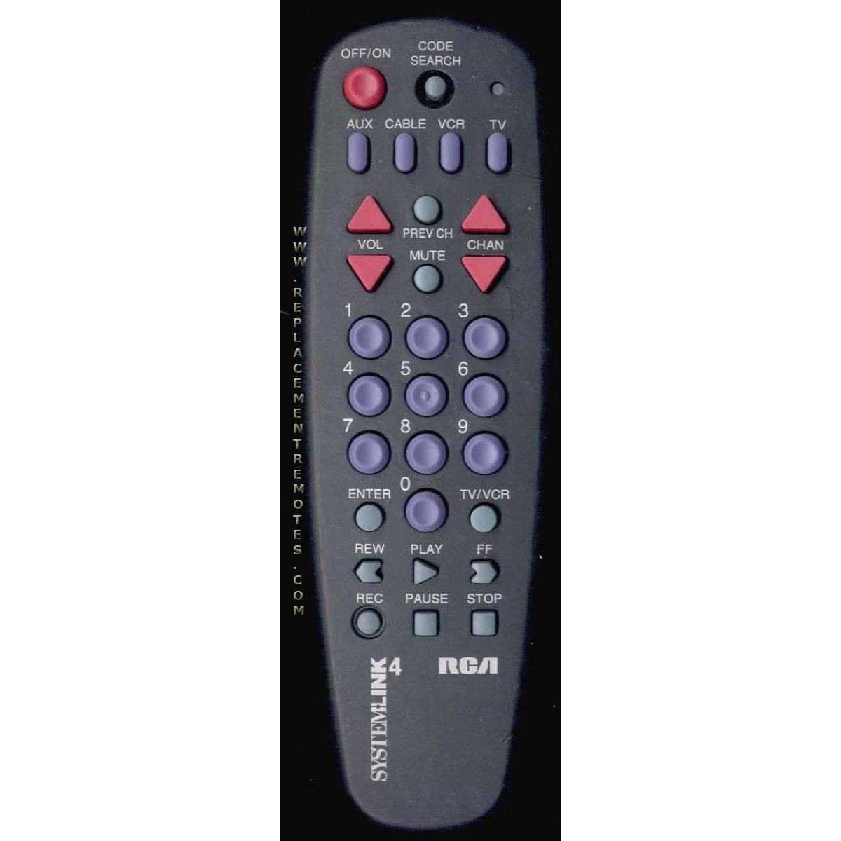 RCA CRK6BBZ 4-Device Universal Remote Control