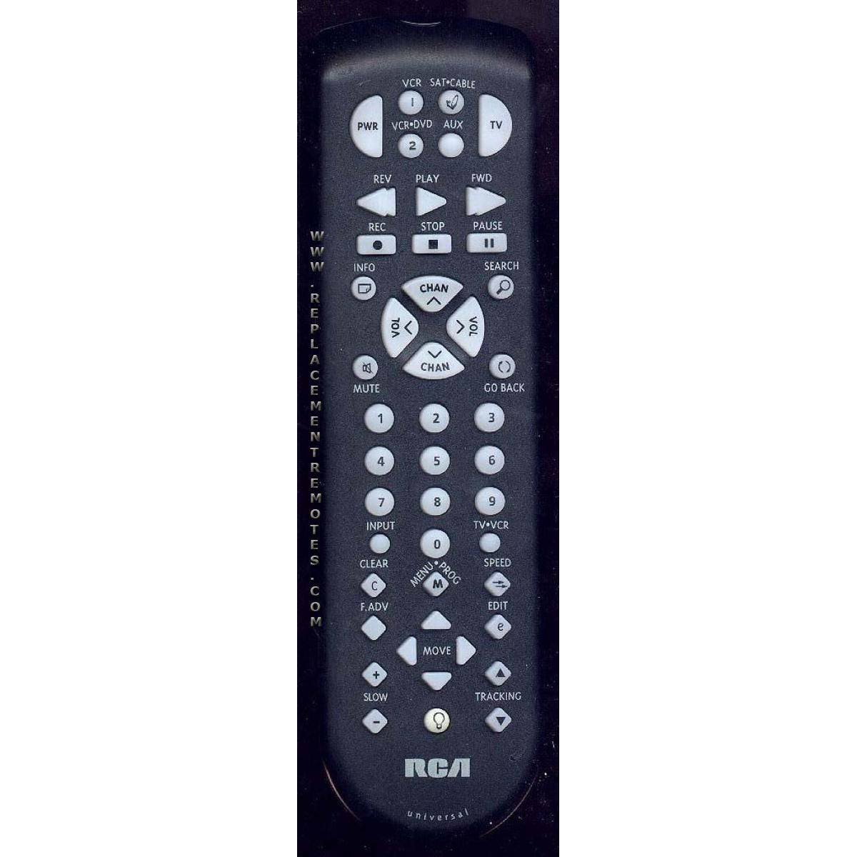 RCA CRK70VBL2 TV Remote Control