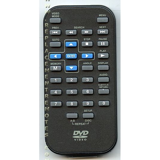 RCA DRC6289 BLUE DVD Remote Control