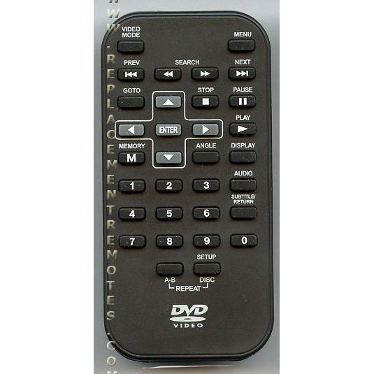 RCA DRC99370 REMOTE DVD Remote Control