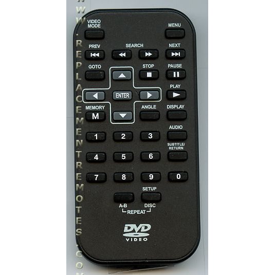 RCA DRC99731 GRAY DVD Remote Control