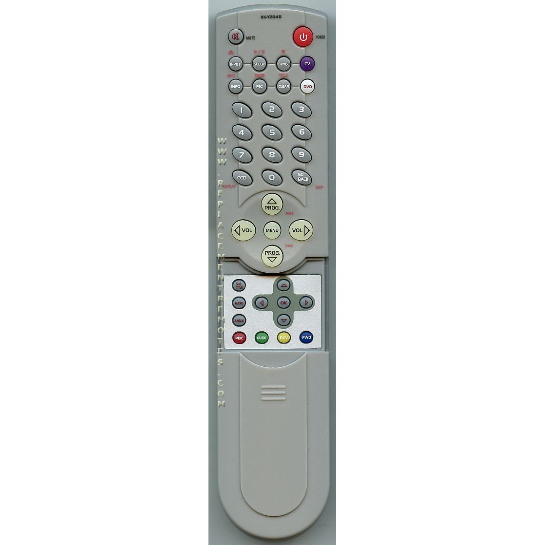 RCA KKY284C TV/DVD Remote Control