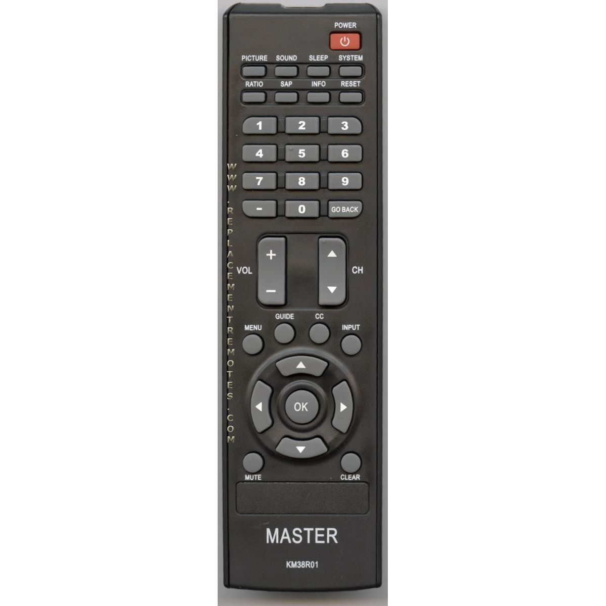 RCA KM3801 Master TV Remote Control