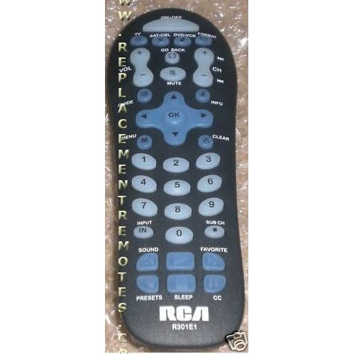 RCA R301E1 3-Device Universal Remote Control