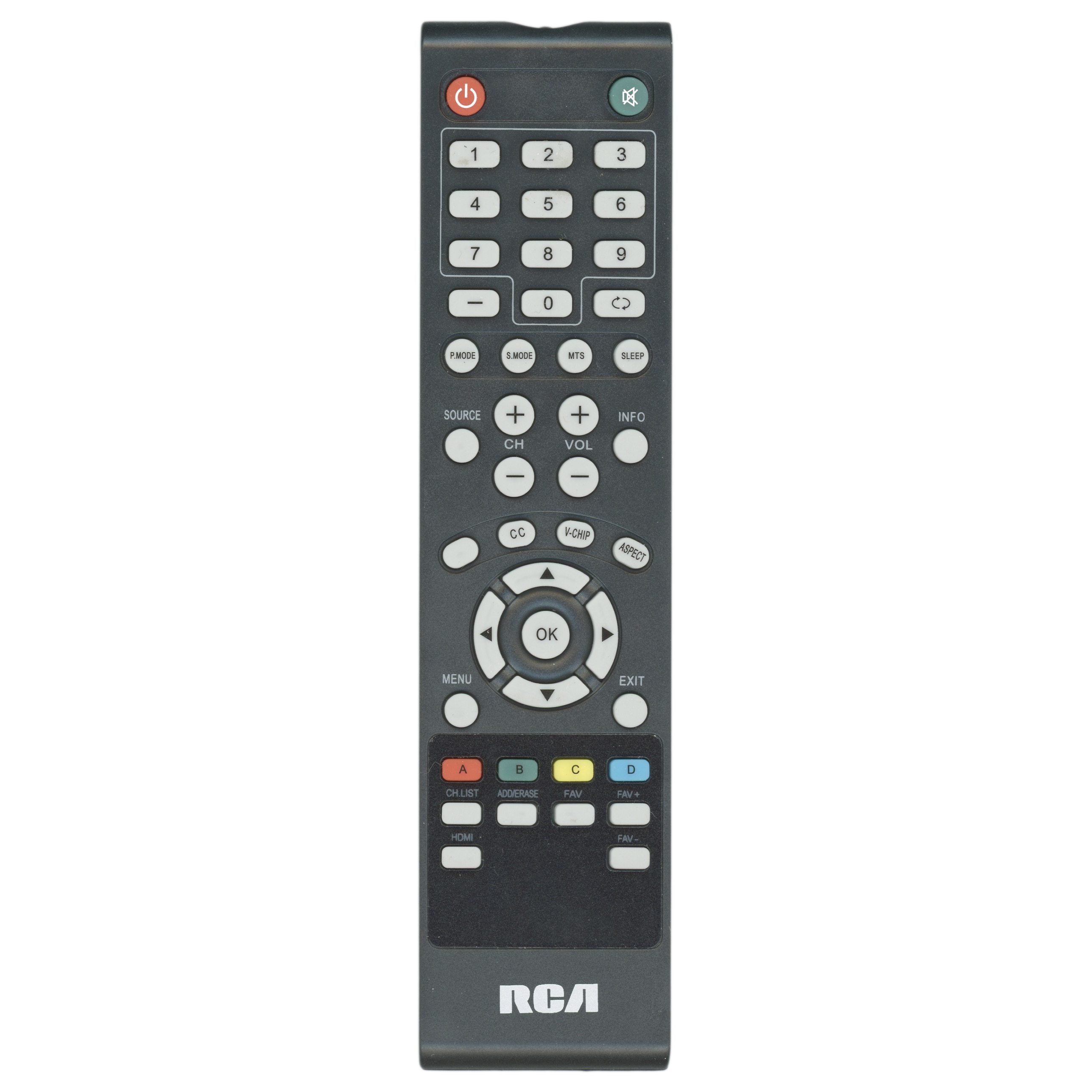 RCA RCA027D TV Remote Control