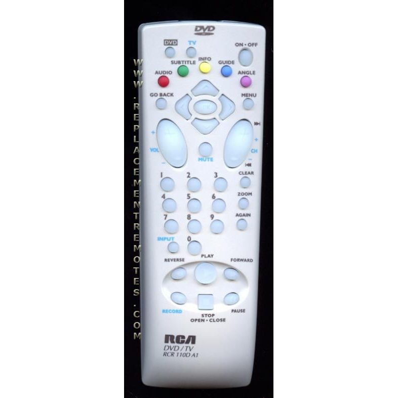 RCA RCR110DA1 TV/DVD Remote Control