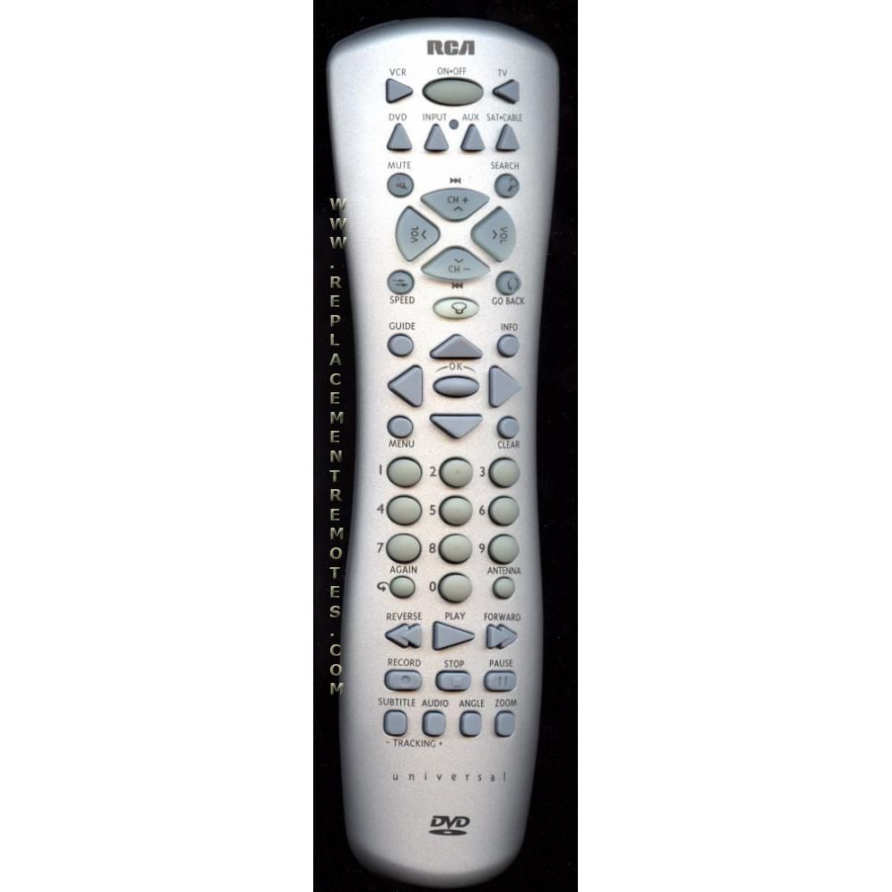 RCA RCR160DBLM1 DVD Remote Control