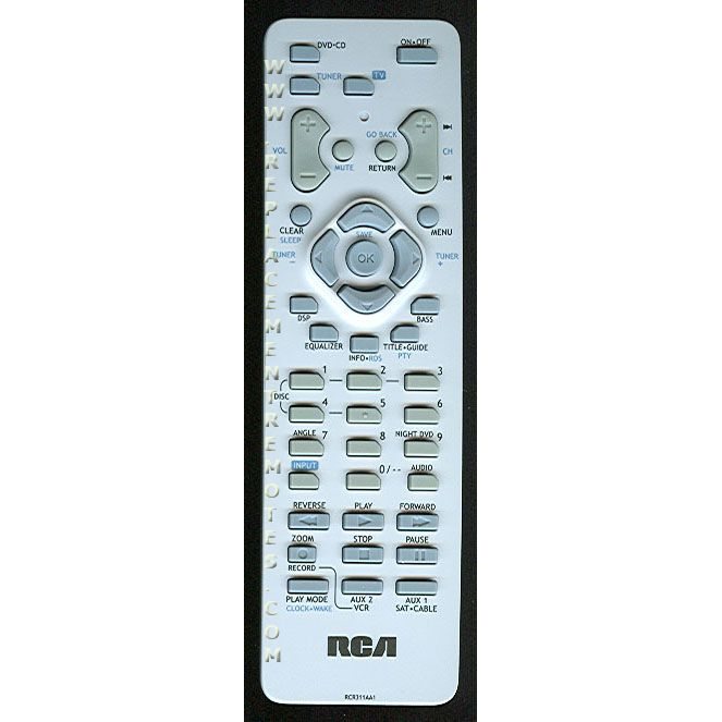 RCA RCR311AA1 TV Remote Control