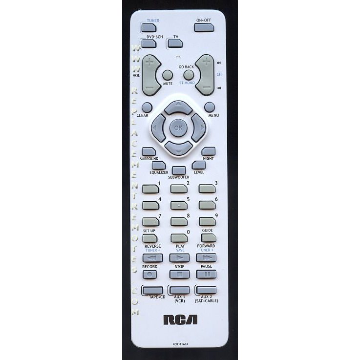 RCA RCR311AB1 TV Remote Control