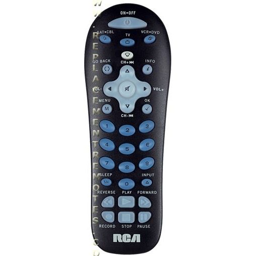 RCA RCR311B 3-Device Universal Remote Control