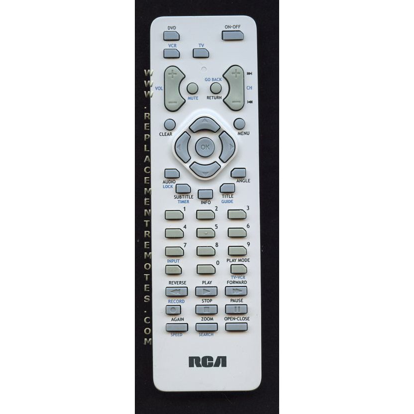 RCA RCR311DA1 DVD Remote Control