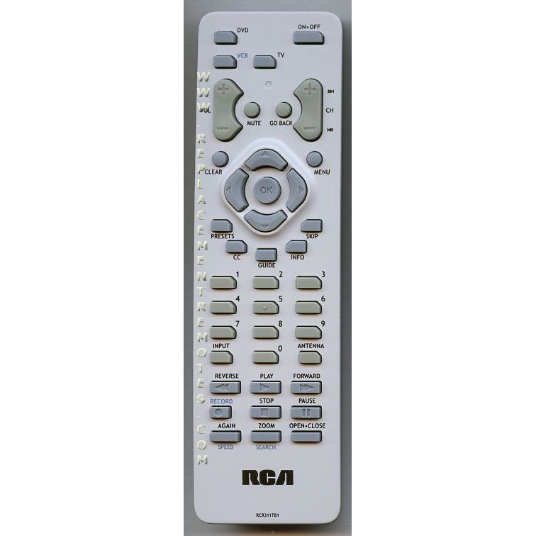 RCA RCR311TB1 TV Remote Control