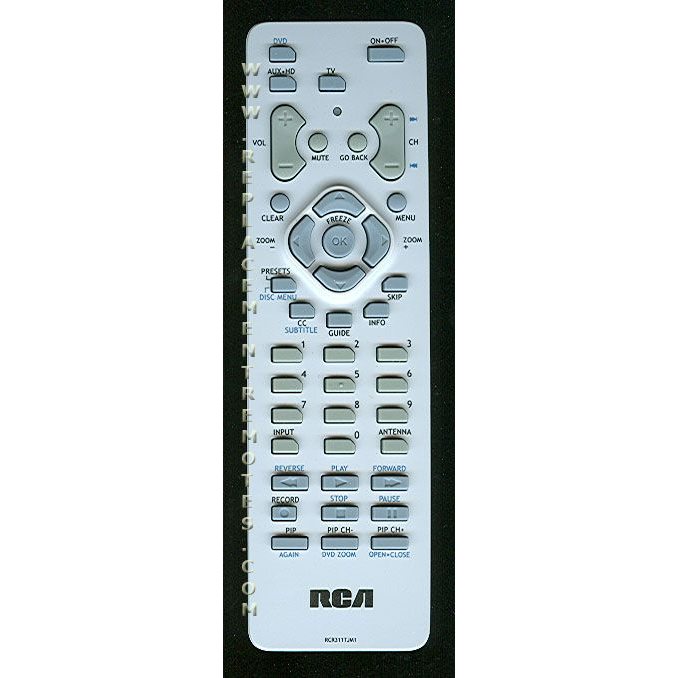 RCA RCR311TJM1 TV/DVD Remote Control