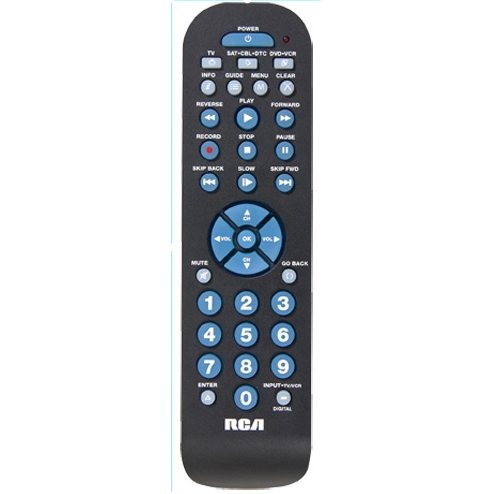 RCA RCR3273N 3-Device Universal Remote Control