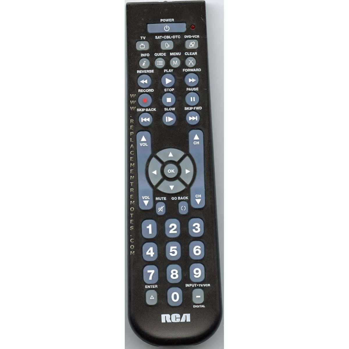 RCA RCR3283N 3-Device Universal Remote Control