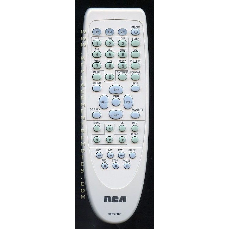 RCA RCR396TAM1 TV Remote Control