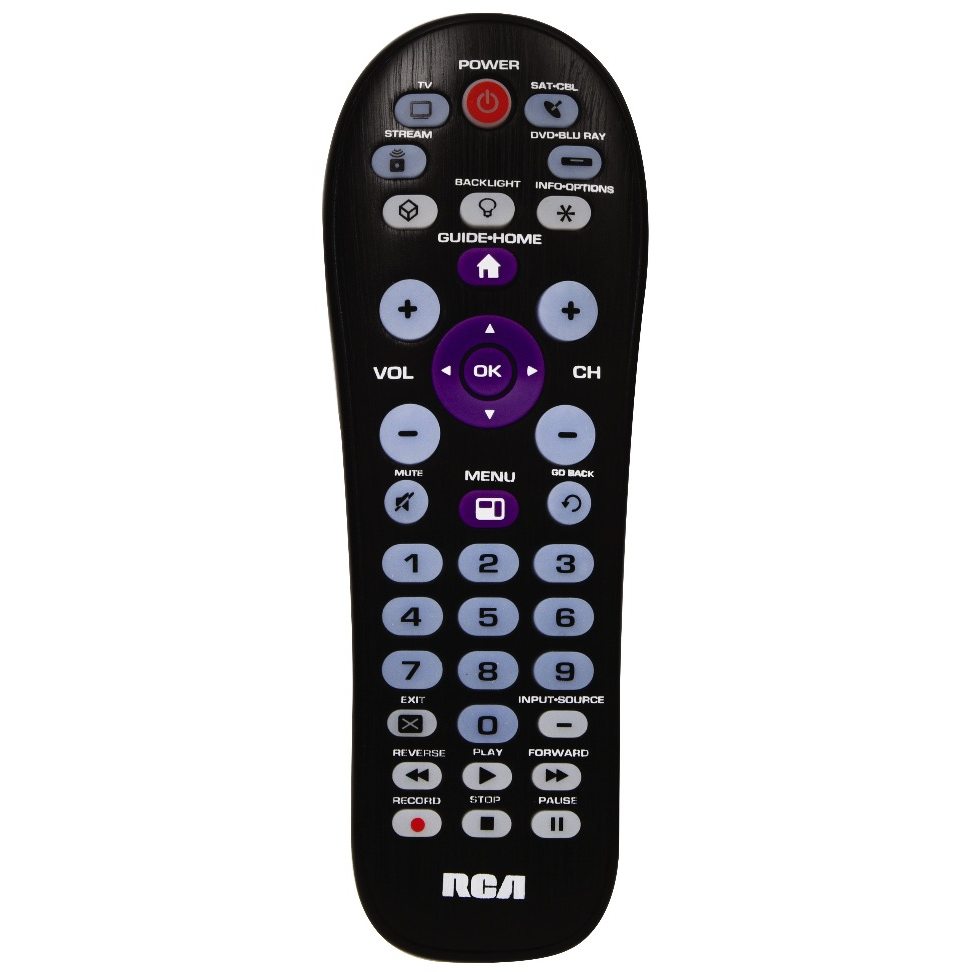 RCA RCR414BHZ3V RemoteStreaming 4-Device Universal Remote Control