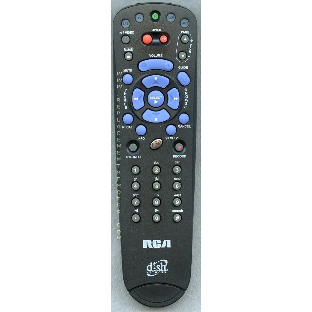 RCA RCR500SBM1 3.1 DISH Satellite Remote Control