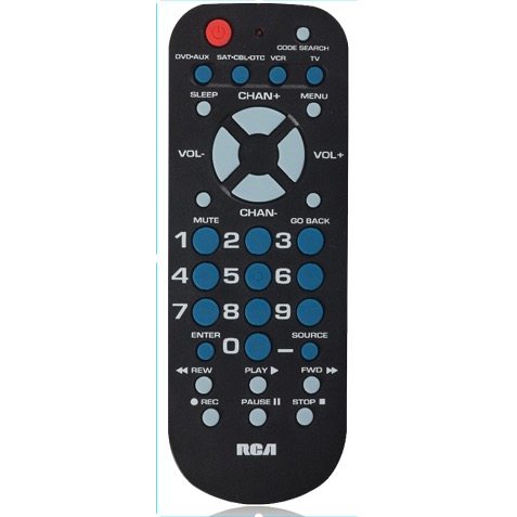 RCA RCR804BR 4-Device Universal Remote Control