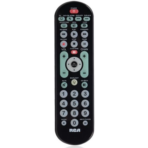 RCA RCRBB04GZ 4-Device Universal Remote Control