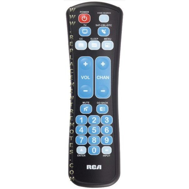 RCA RCRHM02BR 1-Device Universal Remote Control