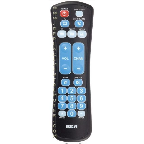 RCA RCRHM02BR Membrane 1-Device Universal Remote Control