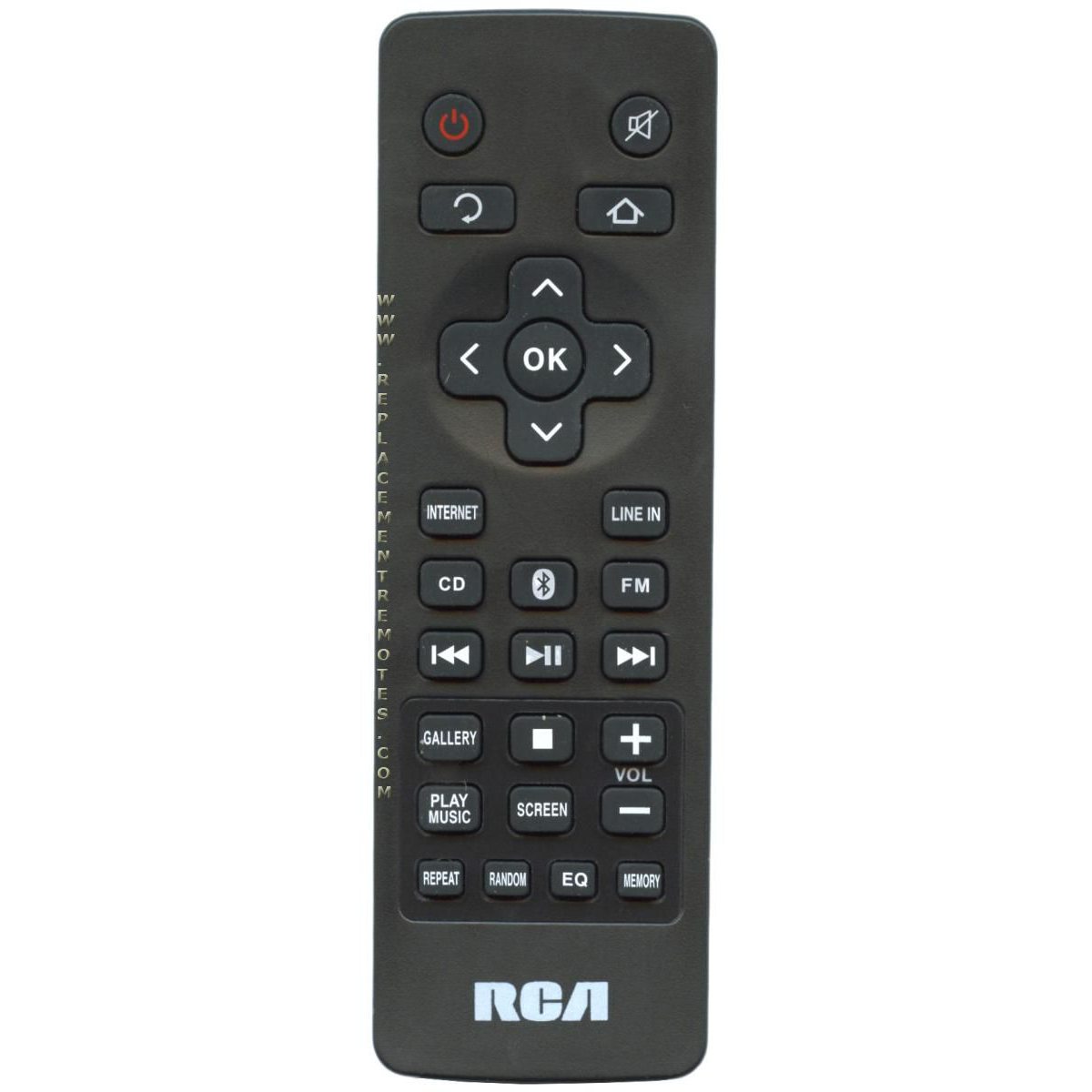 RCA RCS13101E Audio Remote Control