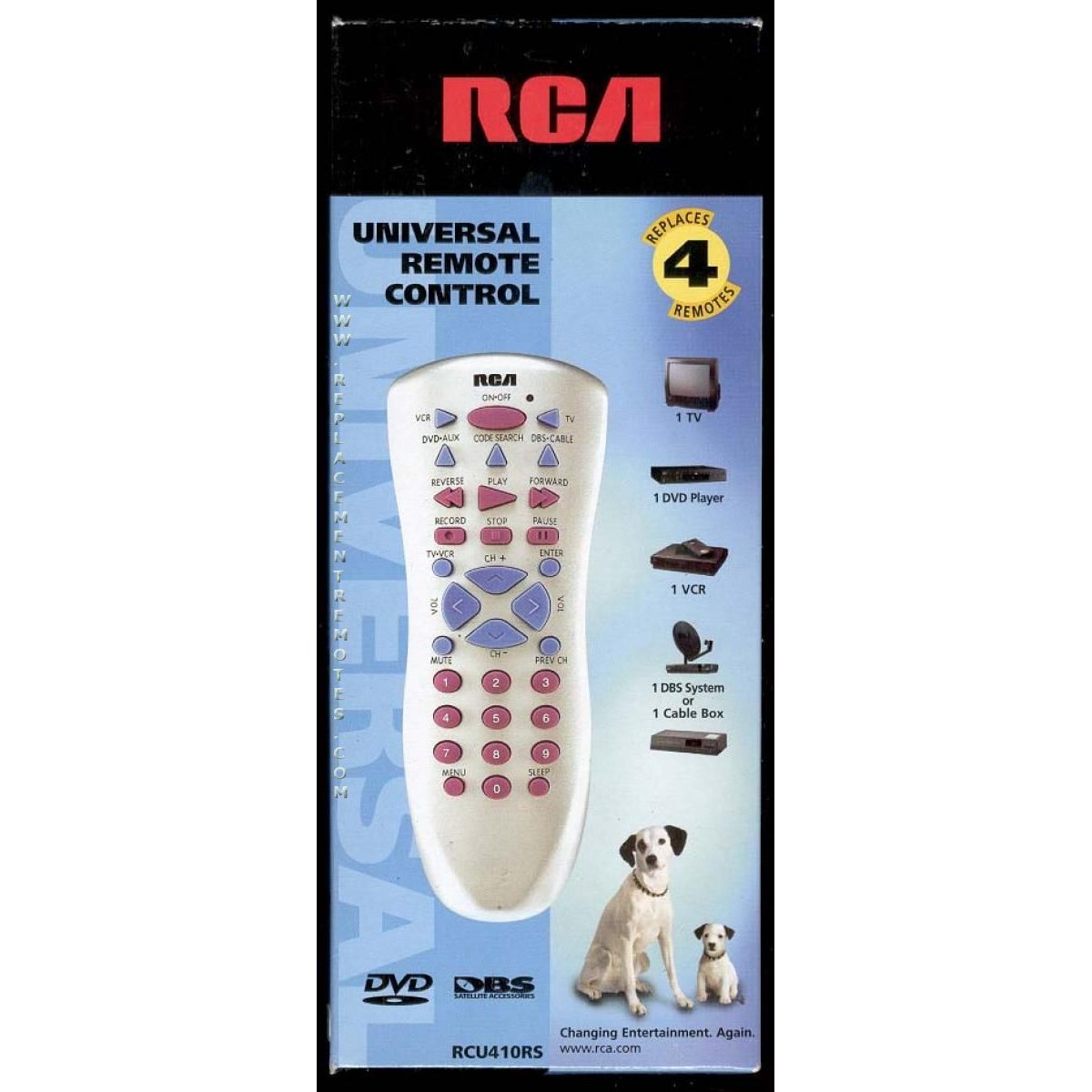 RCA RCU410RS 4-Device Universal Remote Control