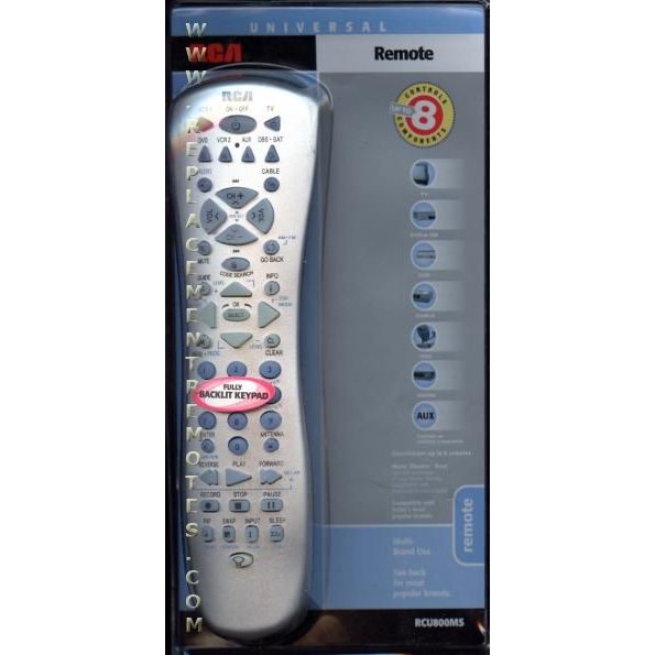 RCA RCU800MS TV Remote Control