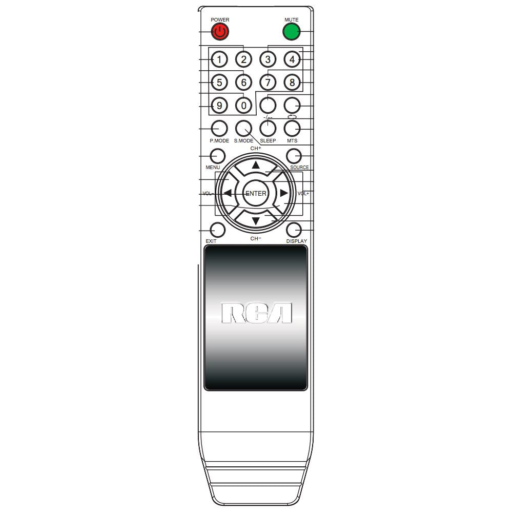 RCA RLC1909REM TV Remote Control