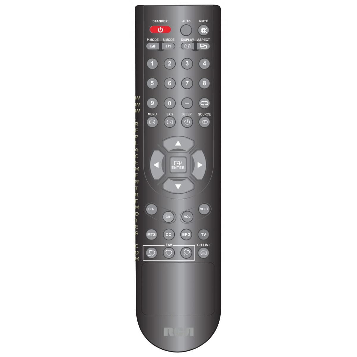 RCA RLC4036Arem TV Remote Control