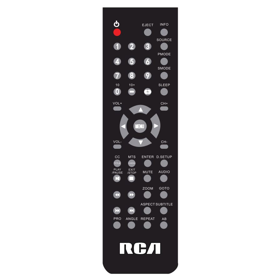 RCA RLCDV247REM TV/DVD Remote Control