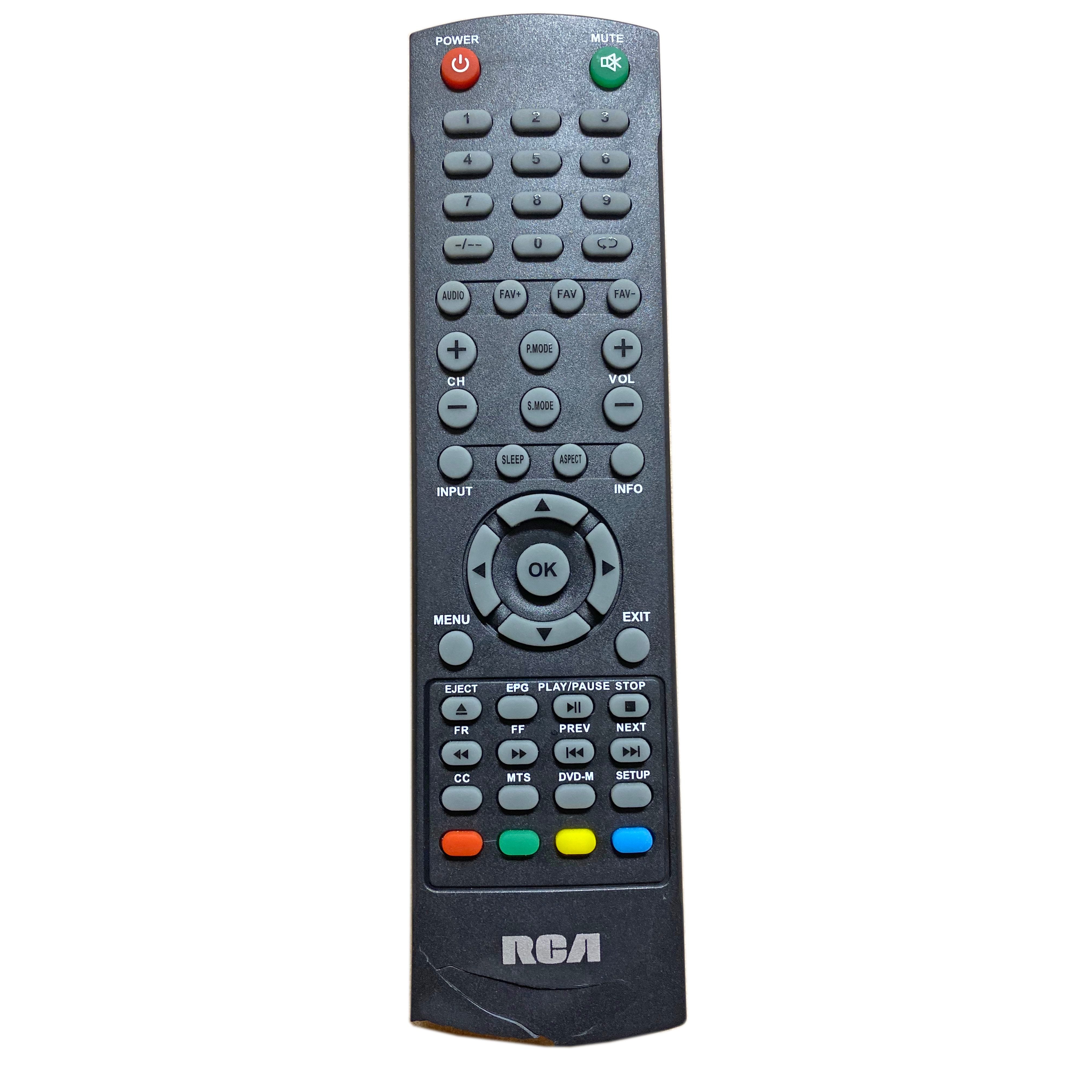 RCA RLDEDV4001-A-C-REM TV/DVD Remote Control