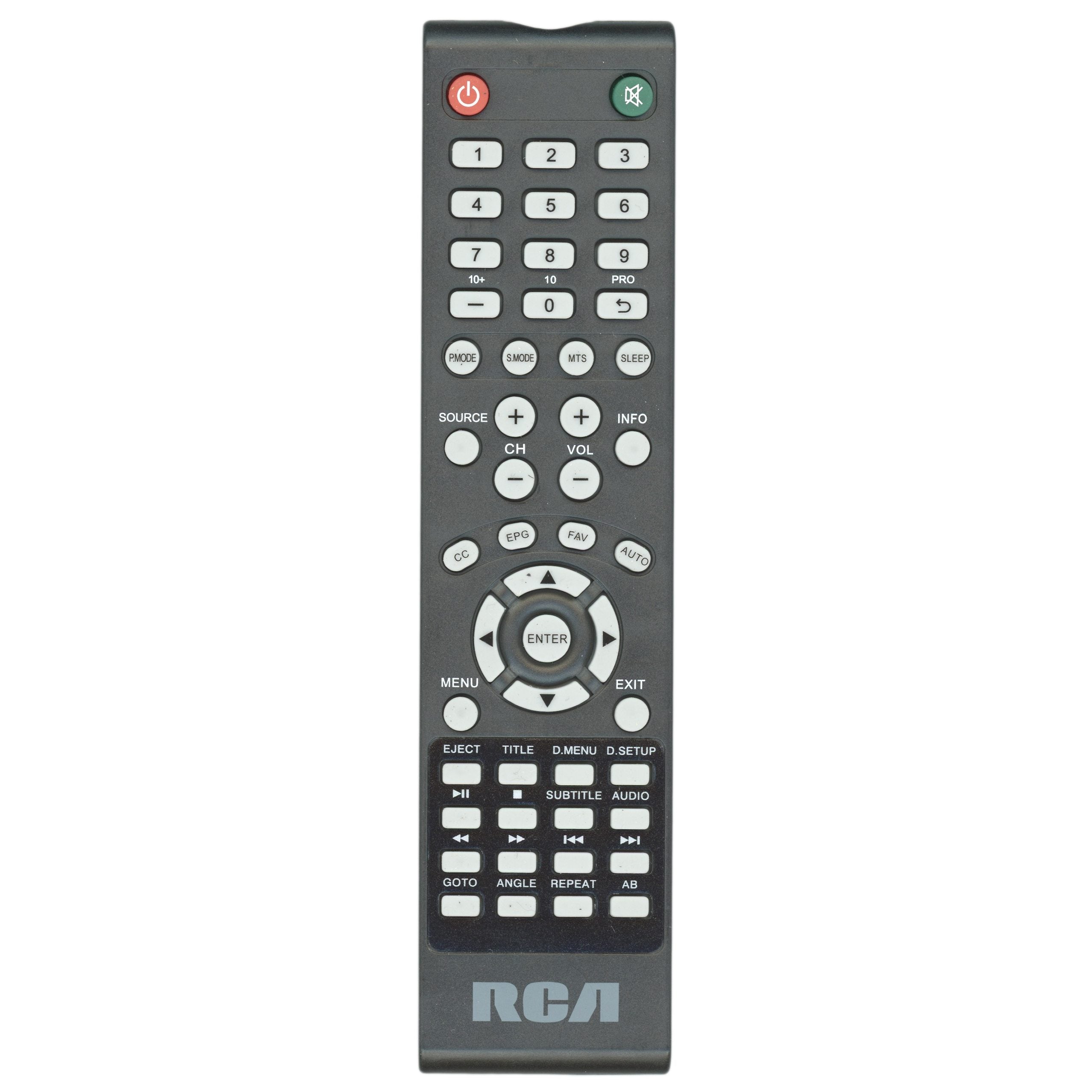 RCA RLDEDV4001Arem TV/DVD Remote Control