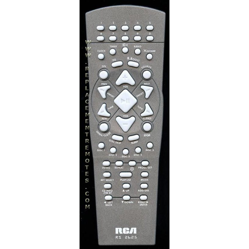 RCA RS2625 Audio Remote Control