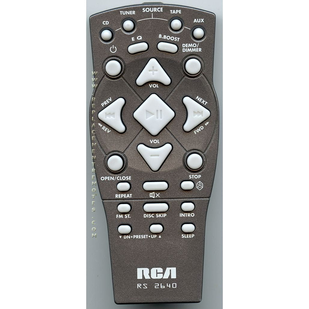 RCA RS2640 CD Remote Control