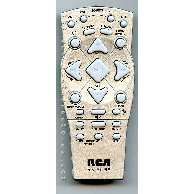 RCA RS2653 Audio Remote Control