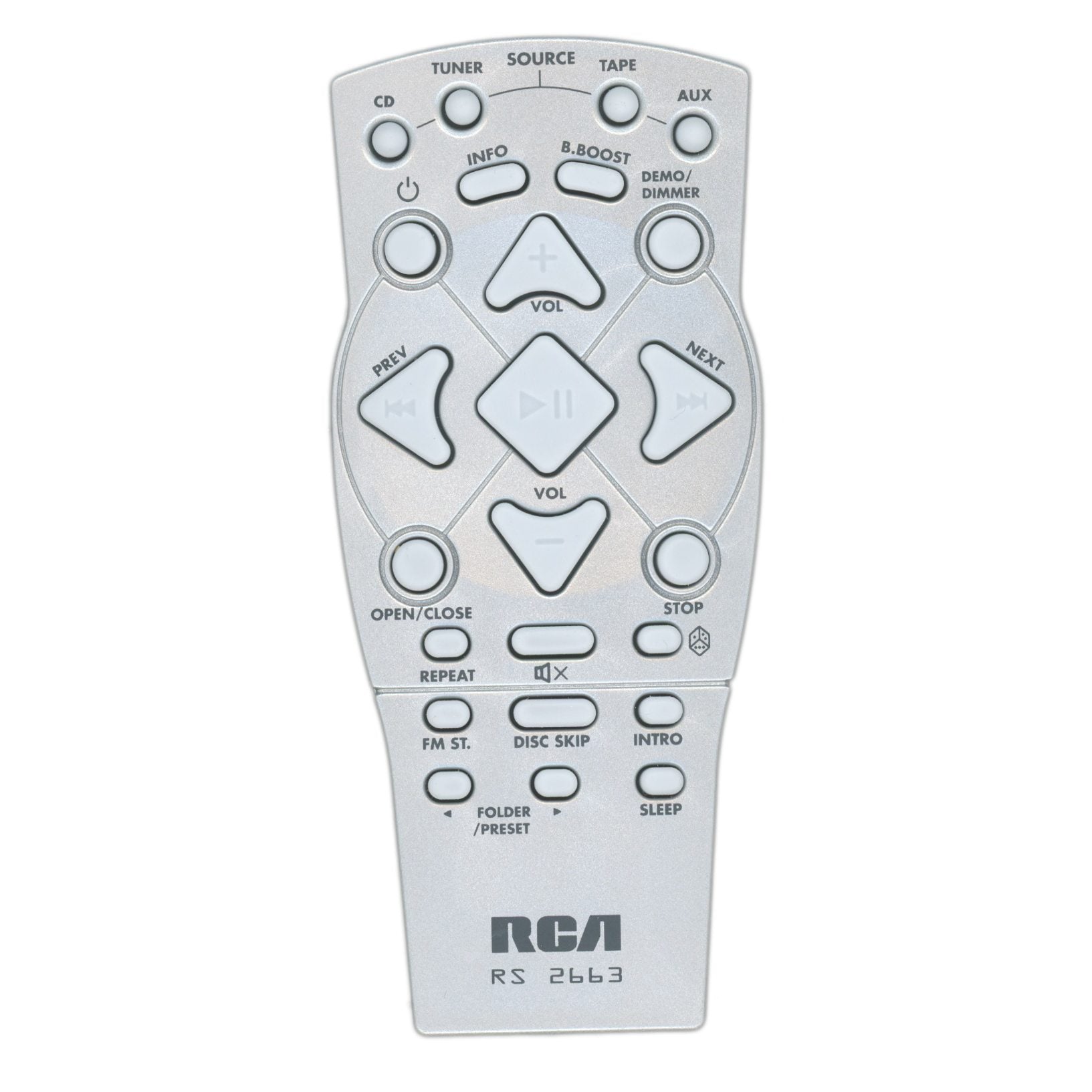 RCA RS2663 Audio Remote Control